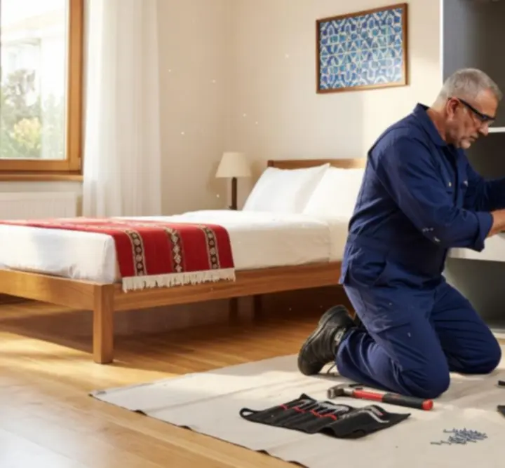 Gardırop ve elbise dolabı montajı yapan Techkilif uzman ekibi