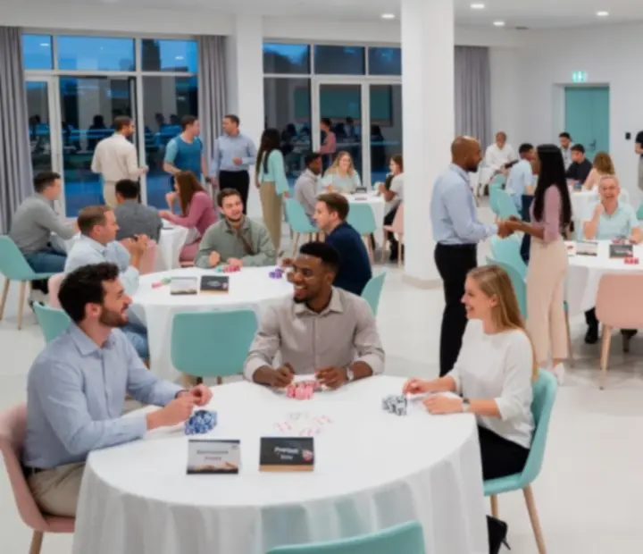 Sfeervolle avondlocatie voor poker en casino-style evenementen