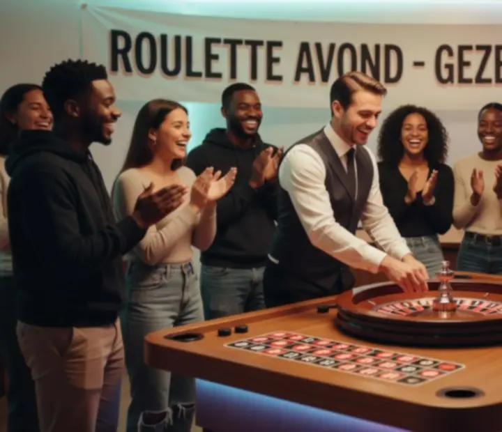 Roulette-avond evenement in een moderne locatie in Nederland